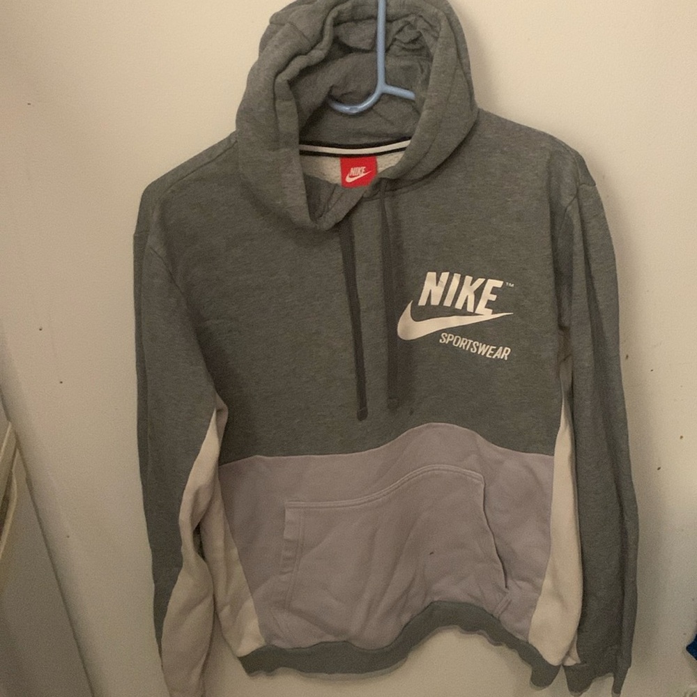 Gorgeous Nike 3 Tone Athletic Hoodie SZ Medium 🔥
